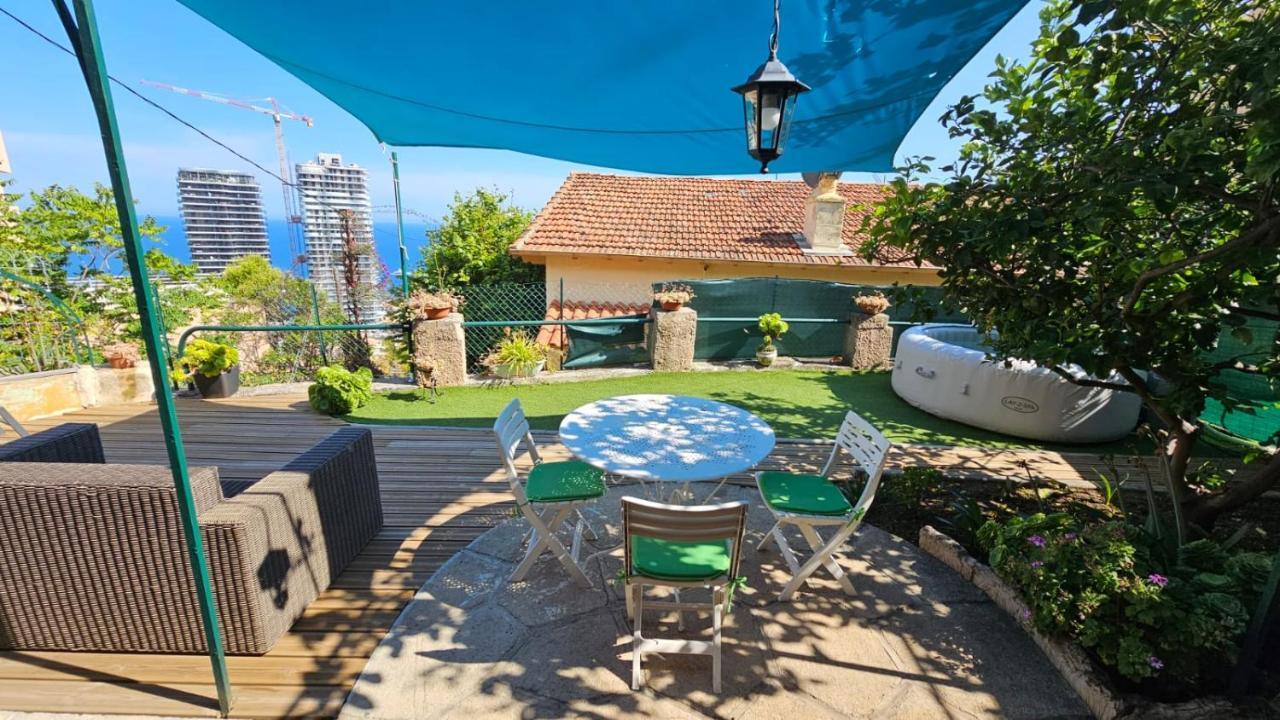 Maison Avec Jardin, Vue Mer Aux Portes De Monaco Beausoleil Exteriér fotografie
